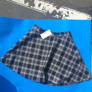 American Apparel Plaid Circle Skirt